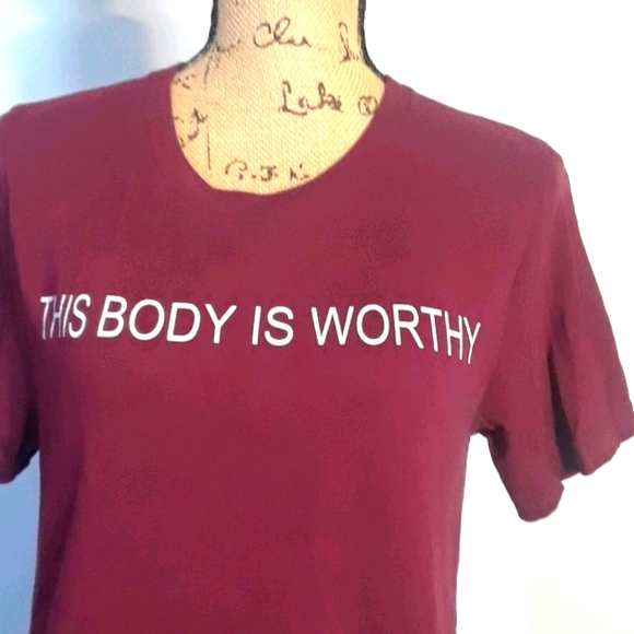 Tops - Graphic T-Shirt (This Body Is Worthy)